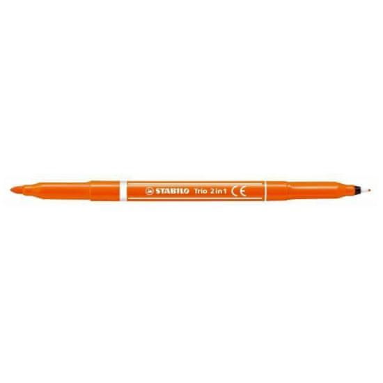 Stabilo FLOMASTRI TRIO 223 2v1 ORANŽ