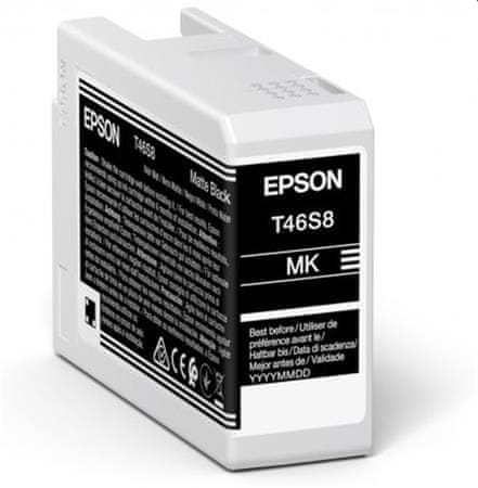 Epson kartuša T46S8 mat črna (25ml)