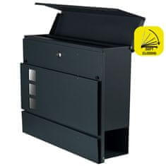 MAIL BOX LUEN LUEN- B3 Poštni nabiralnik z režo za časopis SOFT CLOSE