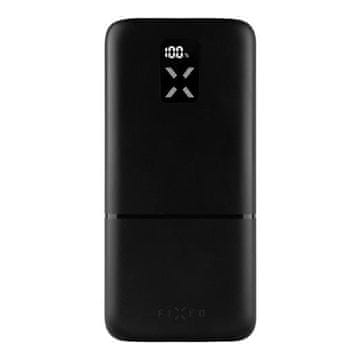 FIXED Powerbank Zen 30 z LCD zaslonom in PD izhodom 20W, 30 000 mAh, črna
