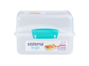 Sistema TO GO Škatla za prigrizke z dvema predaloma 1,4 l, meta