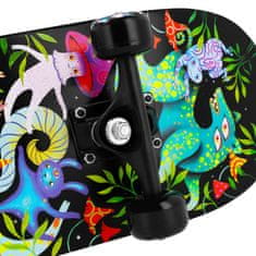 Spokey OLLIE Skateboard 7,75", z elementi, ki se svetijo v temi