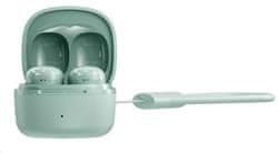 Canyon OnGO 4 Mini TWS BT slušalke z mikrofonom, BT V5.3 JL 6983D2, 180mAh+30mAh ohišje do 24 ur, zelena