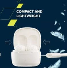 Canyon OnGO 4 Mini TWS BT slušalke z mikrofonom, BT V5.3 JL 6983D2, 180mAh+30mAh ohišje do 24 ur, zelena