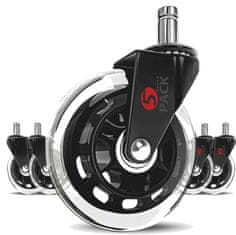 5 PACK ROLLER Komplet 5 - Roller kolesc za pisarniške stole