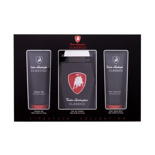 Lamborghini Classico Set toaletna voda 125 ml + gel za prhanje 100 ml + balzam po britju 100 ml za moške