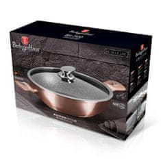 Berlingerhaus Ponev WOK z marmornato površino 30 cm Rosegold Metallic Line BH-7100