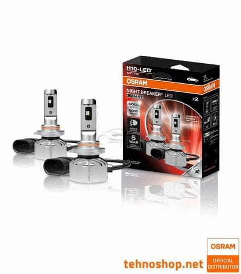 Osram LED ŽARNICE NIGHT BREAKER SMART H10 9145DWNBSM-2HB 12V PY20d 2HB