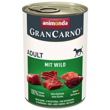 Animonda Konzerva Gran Carno Adult z divjačino 400g