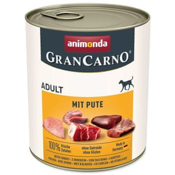 Animonda Konzerva Gran Carno Adult s puranom 800g