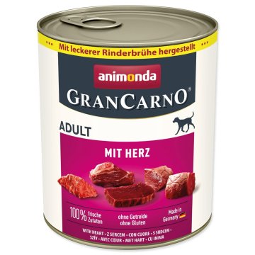 Animonda Konzerva Gran Carno Adult s srcem 800g