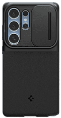 Spigen Optik Armor ovitek za Galaxy S25 Ultra, črn (ACS08969)