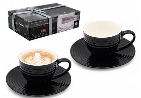 Bella Fiore Chapo 220ml porcelan komplet 2 kosa BLACK LINE