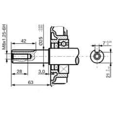 Vidaxl Bencinski motor 15 KM 11 kW črn