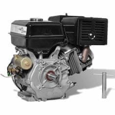 Vidaxl Bencinski motor 15 KM 11 kW črn
