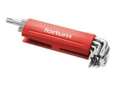 Fortum TORX L-ključi, nastavljeno 9ks, 10-50