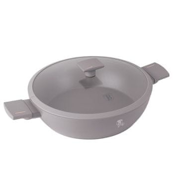 Berlingerhaus Ponev s titanovim premazom in pokrovom, 32 cm, kolekcija Taupe