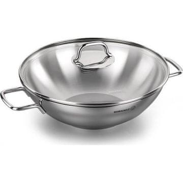 Korkmaz Ponev s pokrovom Perla WOK 28cm -