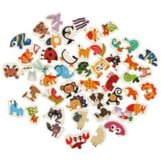 WOWO Puzzle Živali - Puzzle Živali v pločevinki - 24 kosov