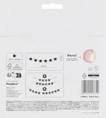 WOWO Banner Baby Star - svetlo roza transparent Baby Star 290 cm x 16,5 cm