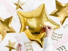 WOWO Folija balon Gold Star - Folija balon Gold Star 48 cm