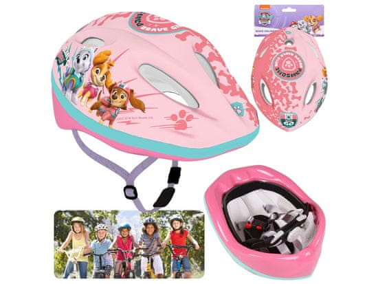 Paw Patrol Paw Patrol Skye Liberty Everest Roza otroška kolesarska čelada, dekliška, nastavljiva 52-56 cm
