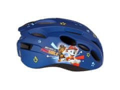 Paw Patrol Paw Patrol Chase Marshall Rubble Otroška kolesarska čelada IN-MOLD mornarsko modre barve, fantovska, nastavljiva 52-56 cm 