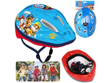 Paw Patrol Paw Patrol Modra otroška kolesarska čelada, fantovska, nastavljiva 52-56 cm