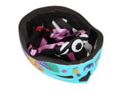 Disney DISNEY Stitch Turkizna otroška kolesarska čelada IN-MOLD, dekliška, nastavljiva, 52-56 cm 
