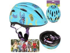 Disney DISNEY Stitch Turkizna otroška kolesarska čelada, lahka, nastavljiva 48-52 cm 