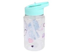 Disney DISNEY Angel in Stitch Steklenička z ustnikom in ročajem, šolska steklenička za deklice 450ml