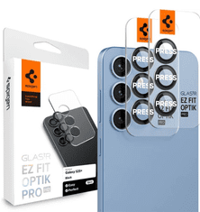 Spigen Glass tR EZ Fit Optik Pro HD zaščitno steklo kamere za Galaxy S 2025 Plus, 2 kosa (AGL09088)