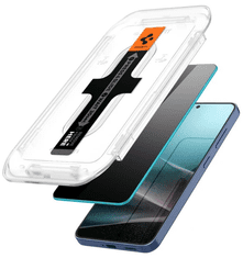 Spigen Glass tR EZ Fit HD (Privacy) zaščitno steklo za Galaxy S25/S24, 2 kosa (AGL09308)
