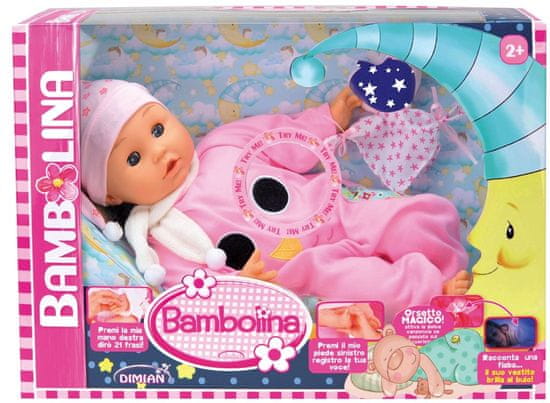 Lutka Bambolina Jasmine s 50 češkimi besedami