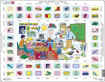 LARSEN Angleška učna ura Puzzle 6 - 70 kosov