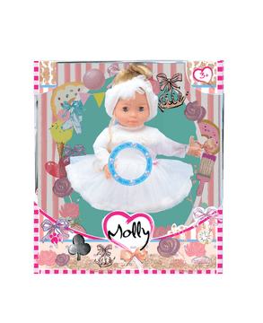 Bambolina Molly balerina lutka s 3 pesmimi