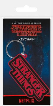 Gumijast obesek za ključe, logotip Stranger Things