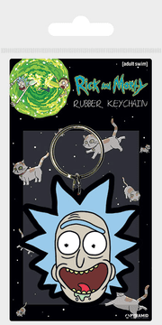 Epee Gumijast obesek za ključe, Rick and Morty - Rick crazy smile