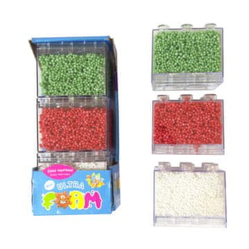 Ultra Foam 3 paketi mini (3 paketi zelena, rdeča, bela)