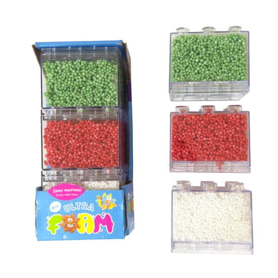 Ultra Foam 3 paketi mini (3 paketi zelena, rdeča, bela)
