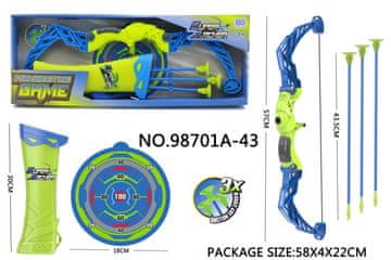 Alltoys Lokostrelski komplet z etuijem za puščice