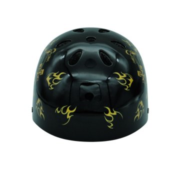 Alltoys Čelada Skull black-gold - velikost S