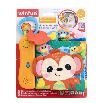Winfun Živali iz džungle Sensory Book