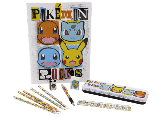 Šolski set Pokémon s svinčnikom