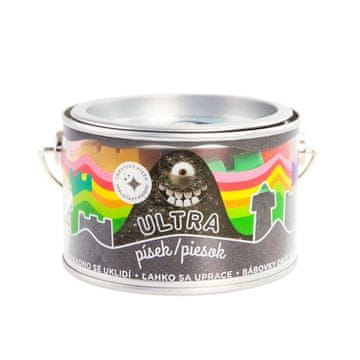 Ultra pesek z bleščicami - črn 200g