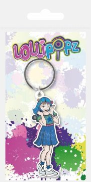 Lollipopz obesek za ključe gumijast modri