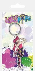 Lollipopz gumijast obesek za ključe roza