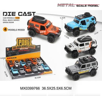 Alltoys Jeep Off Road 1:36