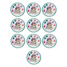 Aga4Kids Papirnati krožniki 18 cm DS931-4 10 kos
