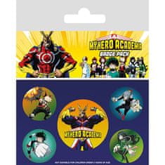 Epee Komplet značk My Hero Academia